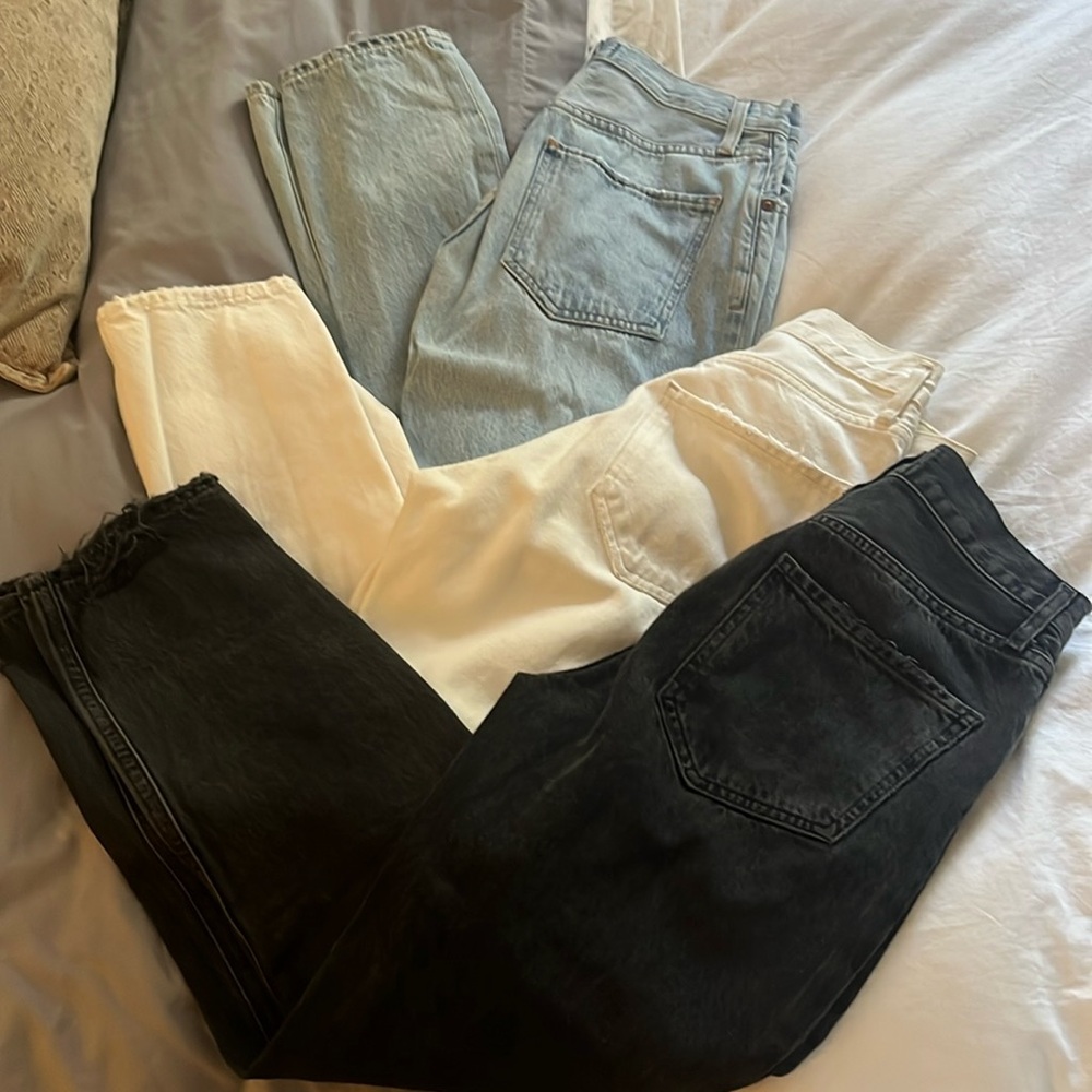 Agolde Riley crop denim